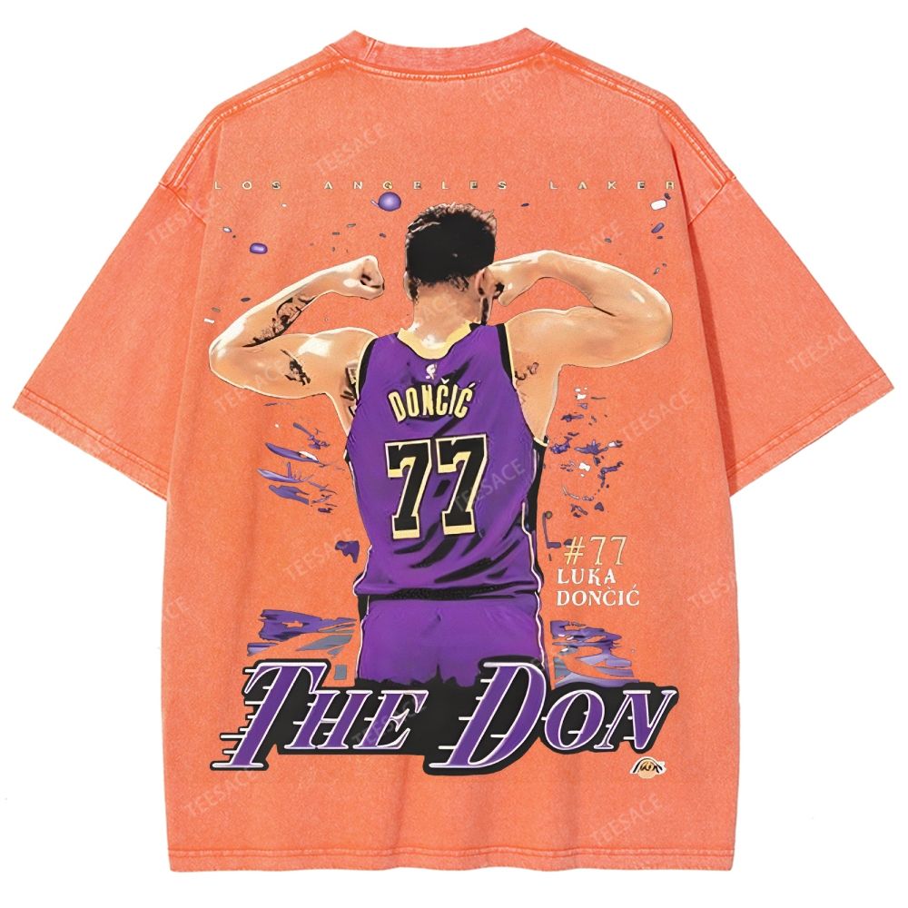 LUKA DONCIC Unisex Fit Washed T-Shirt 2505011321