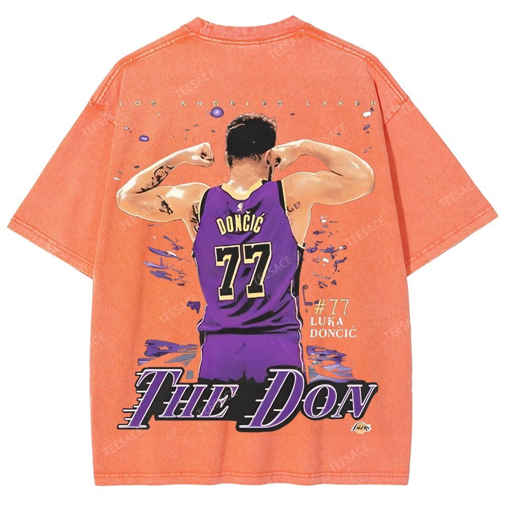LUKA DONCIC Unisex Fit Washed T-Shirt 2505011321