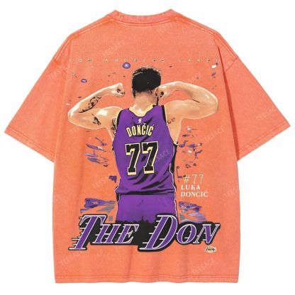 LUKA DONCIC Unisex Fit Washed T-Shirt 2505011321
