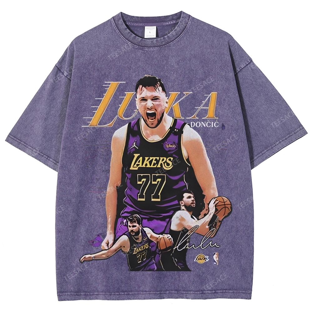 LUKA DONCIC Unisex Fit Washed T-Shirt 2505011321