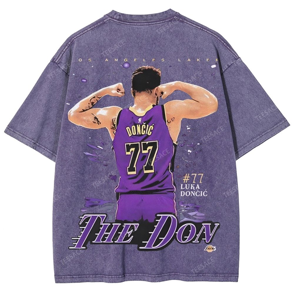 LUKA DONCIC Unisex Fit Washed T-Shirt 2505011321