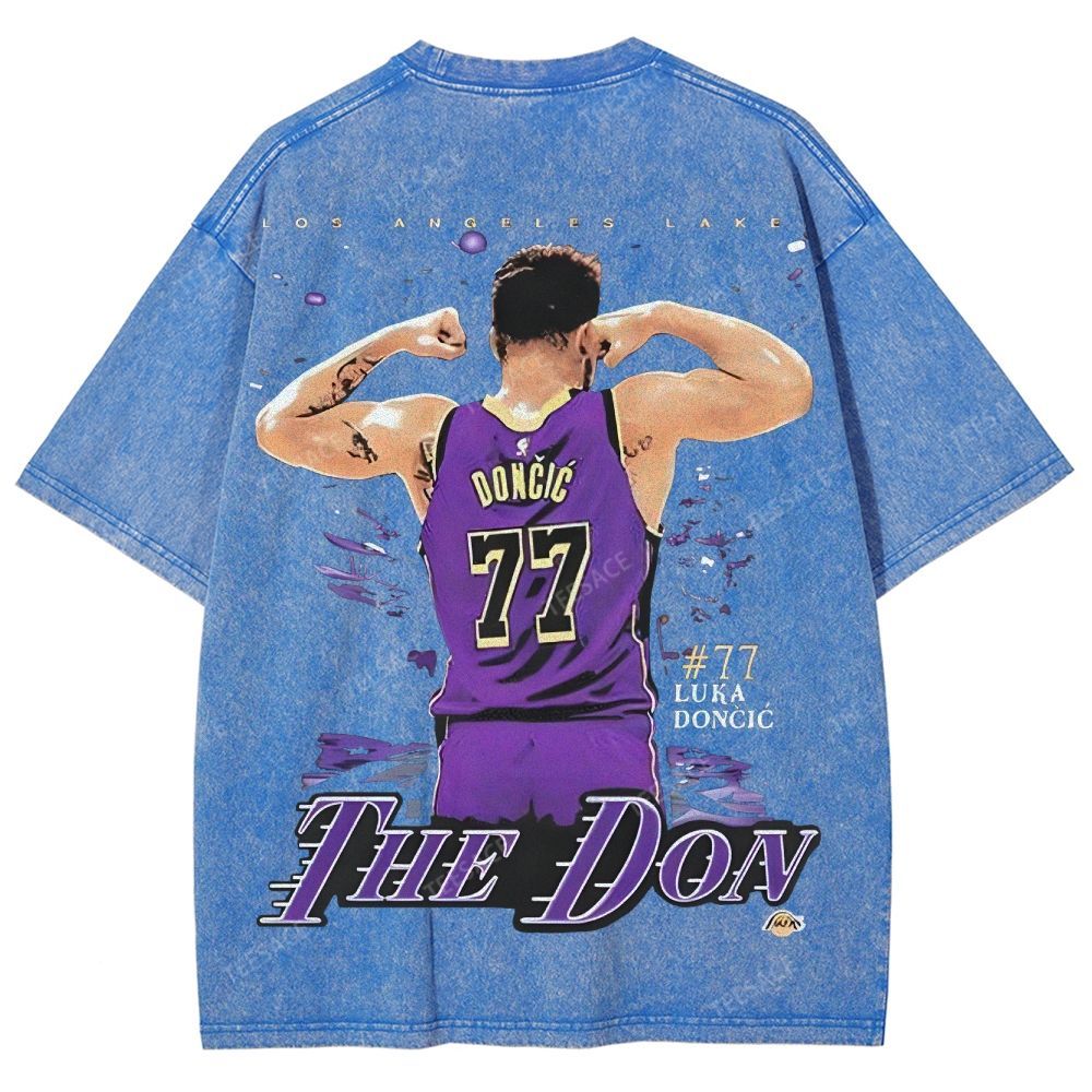 LUKA DONCIC Unisex Fit Washed T-Shirt 2505011321