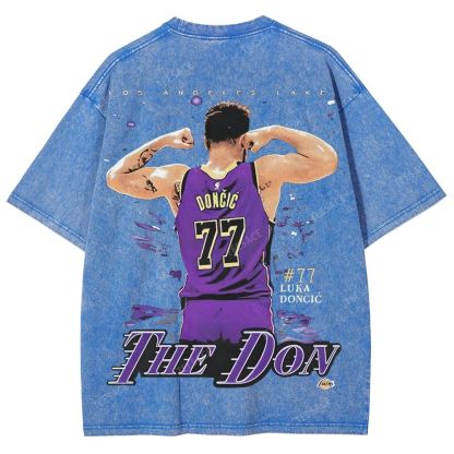 LUKA DONCIC Unisex Fit Washed T-Shirt 2505011321