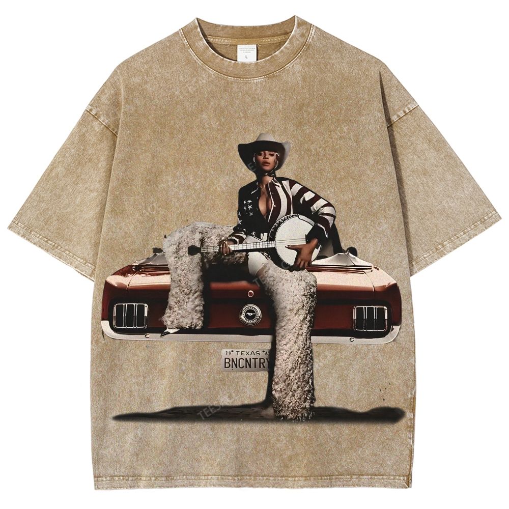BEYONCÉ Unisex Fit Washed T-Shirt 2505012803