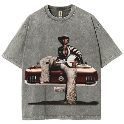 BEYONCÉ Unisex Fit Washed T-Shirt 2505012803