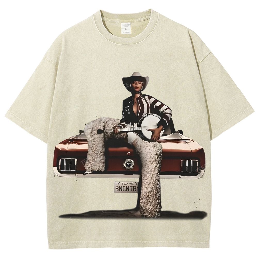 BEYONCÉ Unisex Fit Washed T-Shirt 2505012803