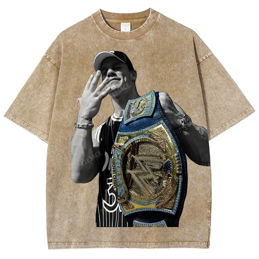 JOHN CENA TEE Unisex Fit Washed T-Shirt  