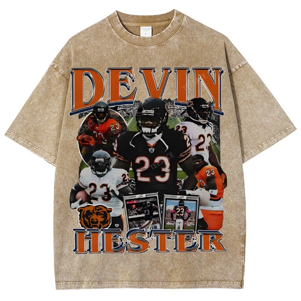 Unisex-Adult Ultra Cotton Washed T-Shirt Graphic DEVIN HESTER TEE