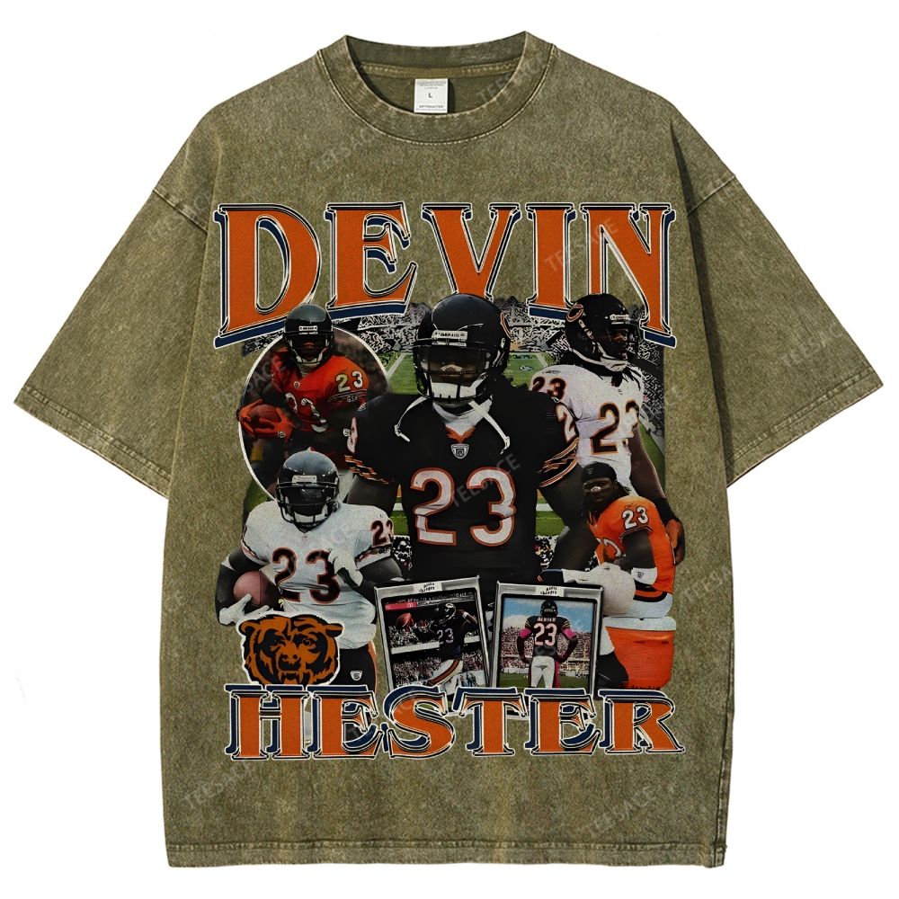 Unisex-Adult Ultra Cotton Washed T-Shirt Graphic DEVIN HESTER TEE