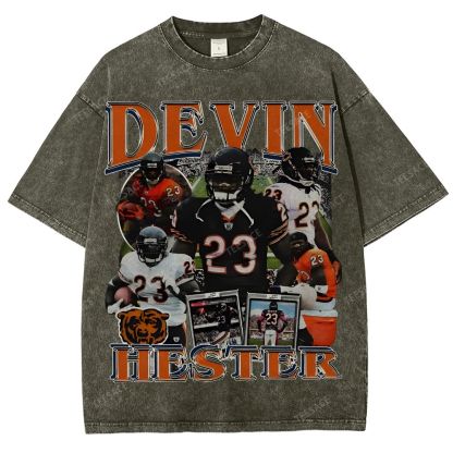 Unisex-Adult Ultra Cotton Washed T-Shirt Graphic DEVIN HESTER TEE