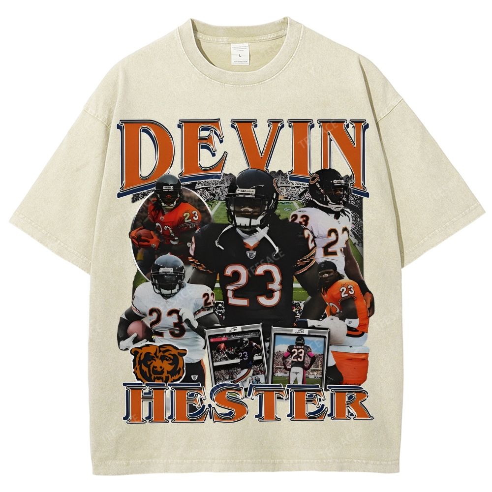 Unisex-Adult Ultra Cotton Washed T-Shirt Graphic DEVIN HESTER TEE