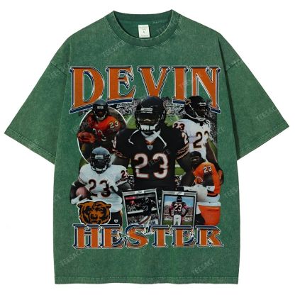 Unisex-Adult Ultra Cotton Washed T-Shirt Graphic DEVIN HESTER TEE