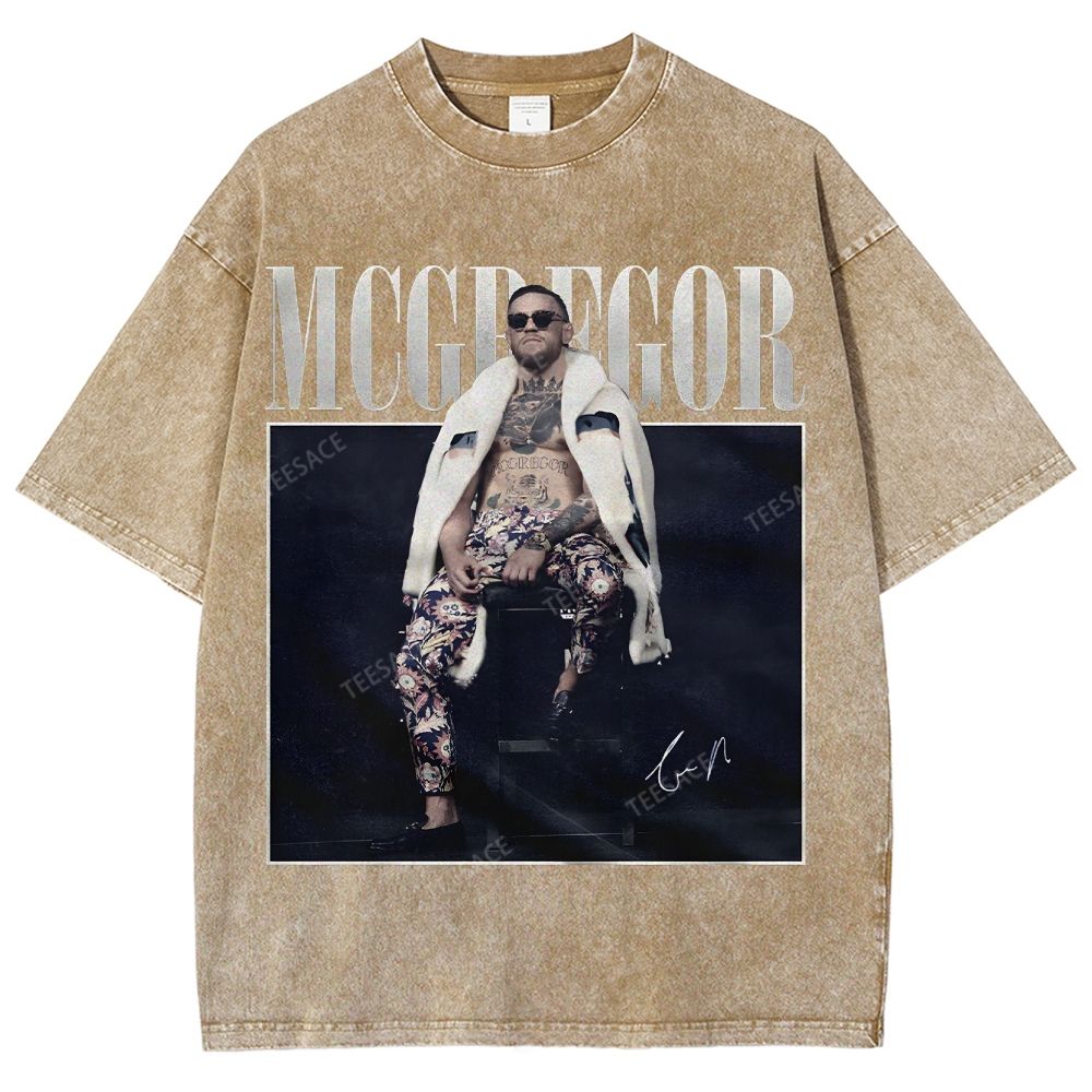 Conor Mcgregor TEE  Unisex Fit Washed T-Shirt 
