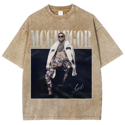 Conor Mcgregor TEE  Unisex Fit Washed T-Shirt 