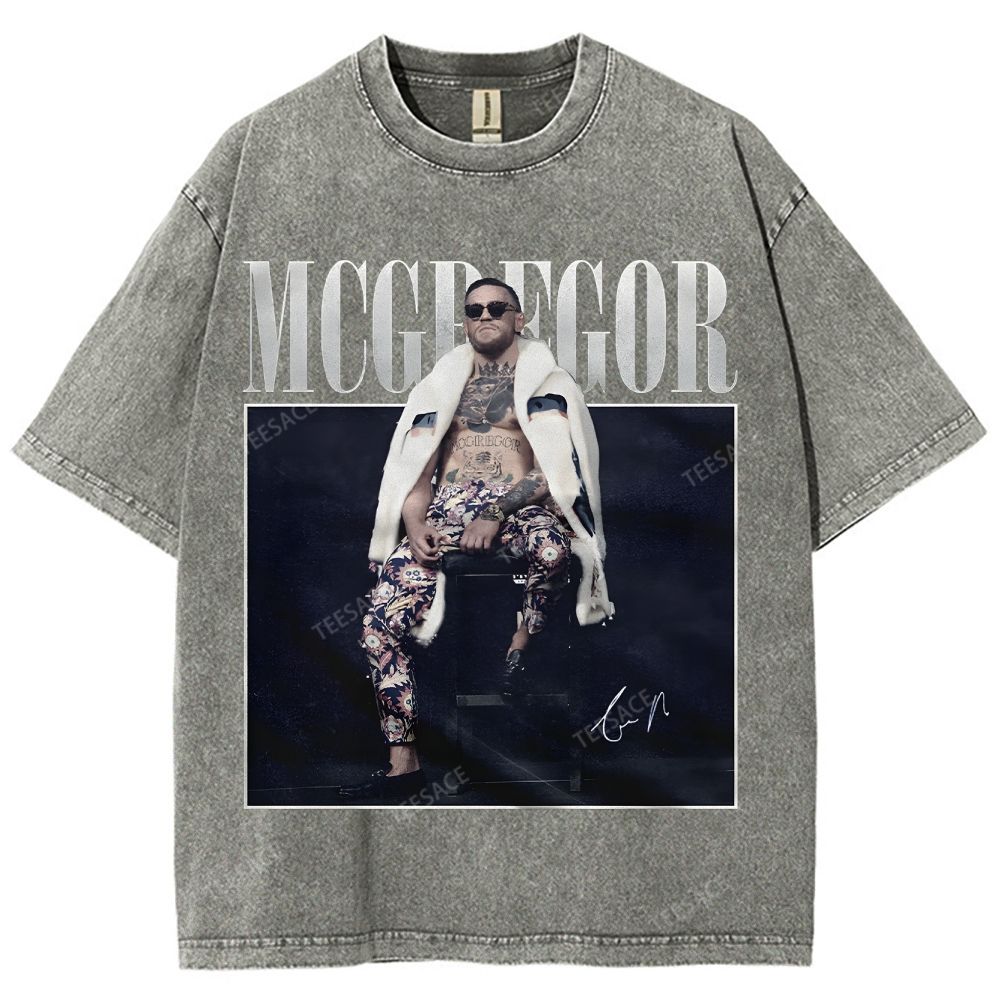 Conor Mcgregor TEE  Unisex Fit Washed T-Shirt 