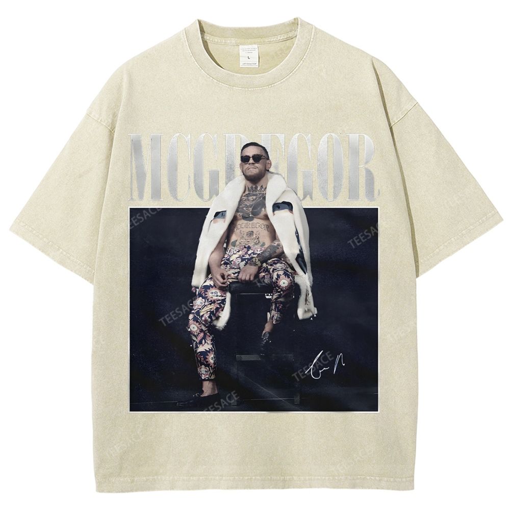 Conor Mcgregor TEE  Unisex Fit Washed T-Shirt 