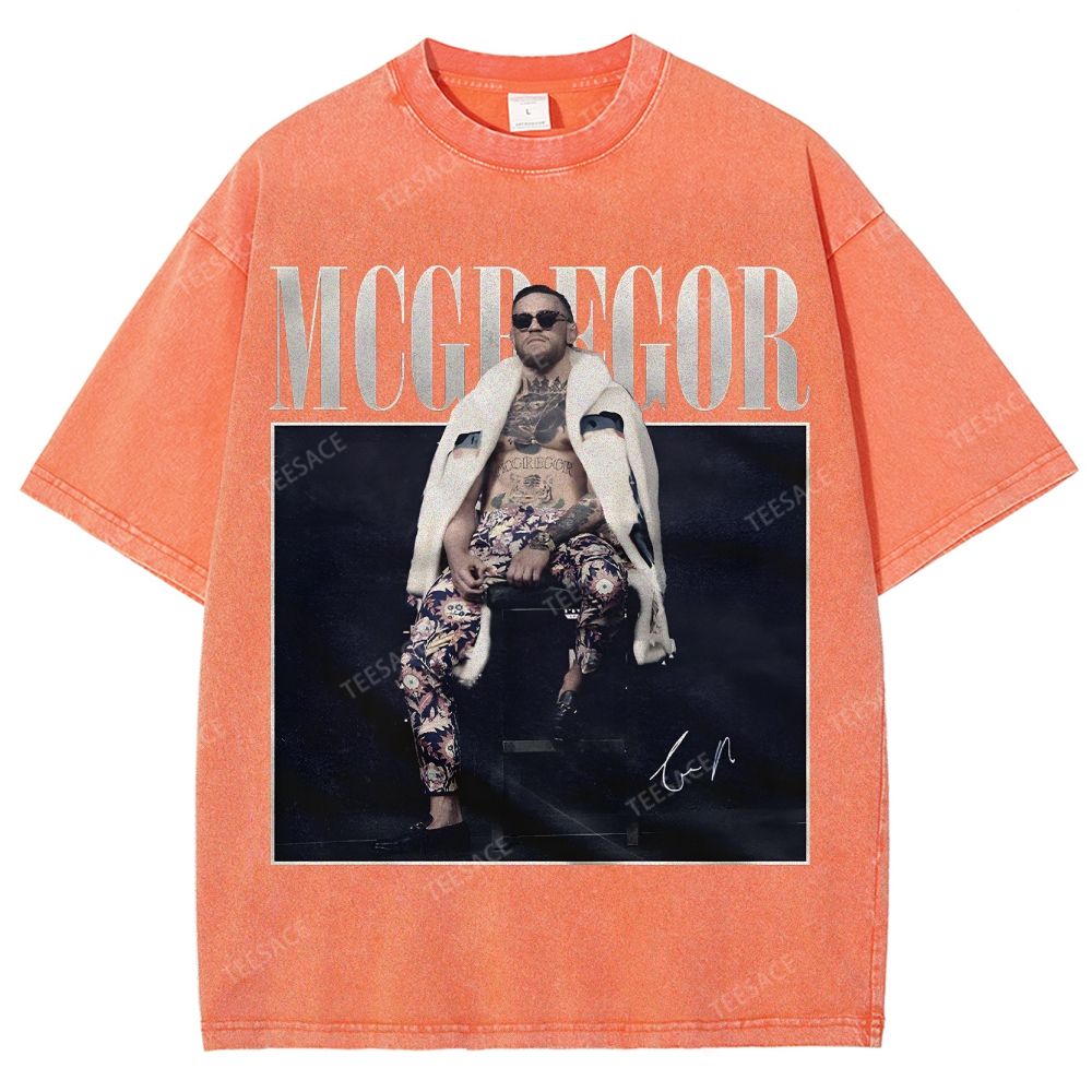 Conor Mcgregor TEE  Unisex Fit Washed T-Shirt 