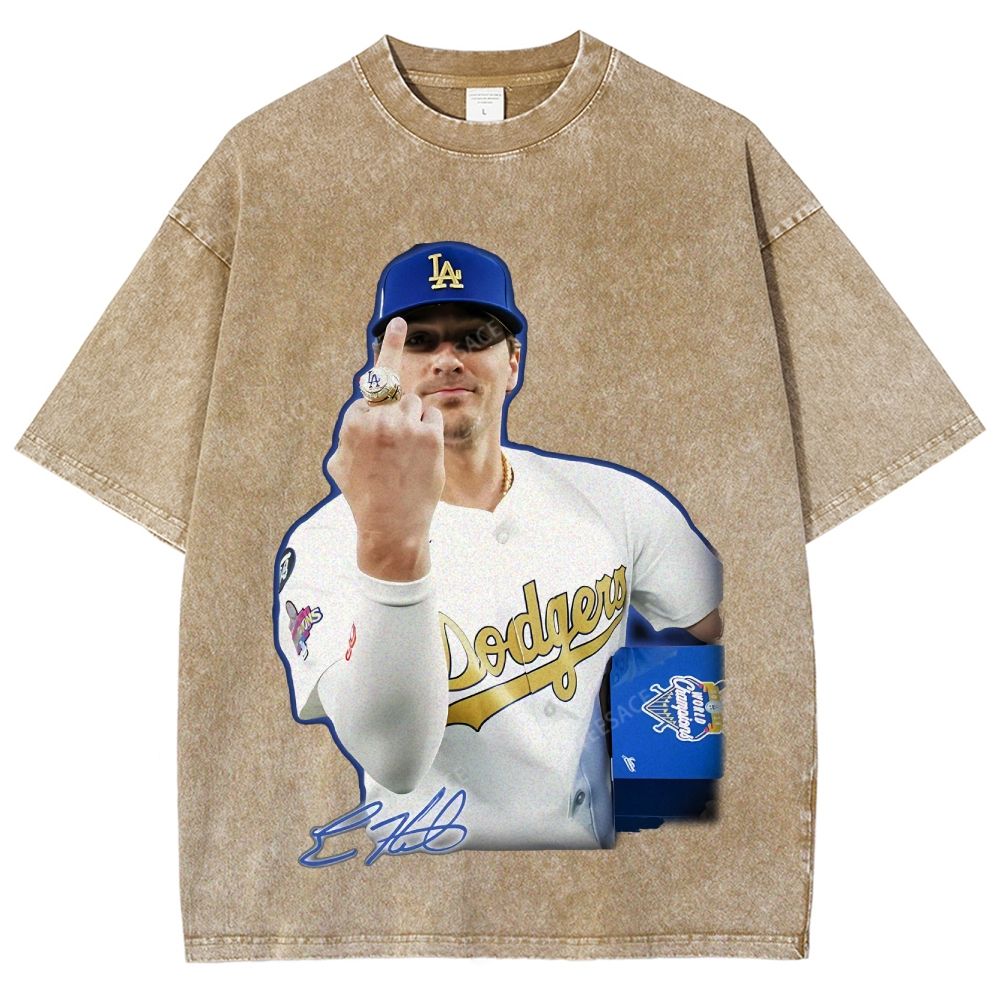 KIKE HERNANDEZ Unisex Fit Washed T-Shirt V2 