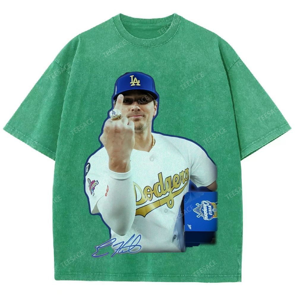 KIKE HERNANDEZ Unisex Fit Washed T-Shirt V2 