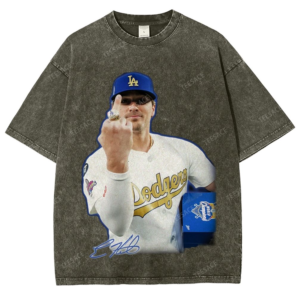 KIKE HERNANDEZ Unisex Fit Washed T-Shirt V2 