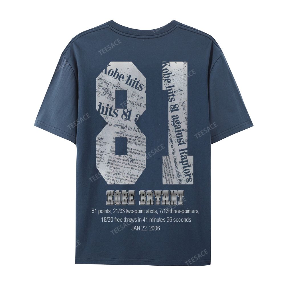 81-KOBE Casual Short Sleeve T-Shirt  