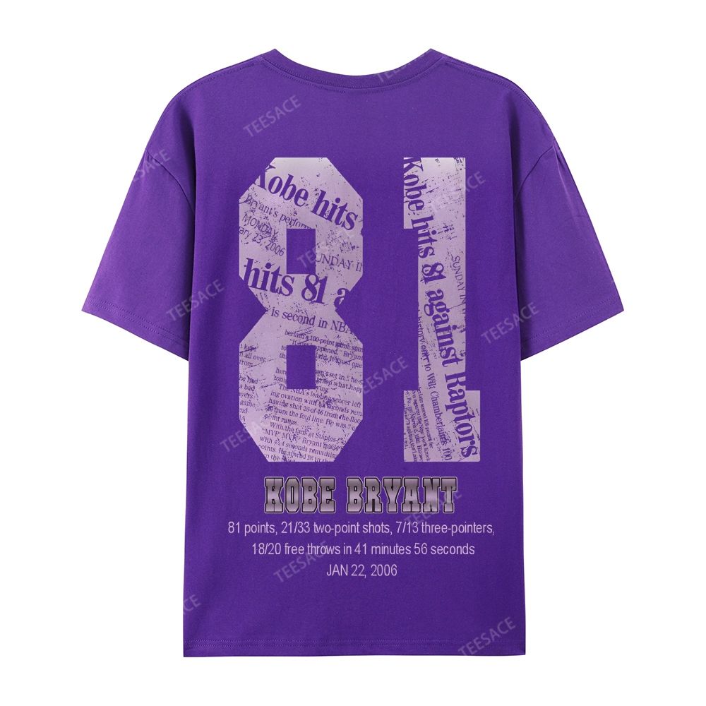 81-KOBE Casual Short Sleeve T-Shirt  