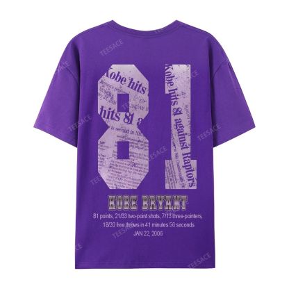81-KOBE Casual Short Sleeve T-Shirt  