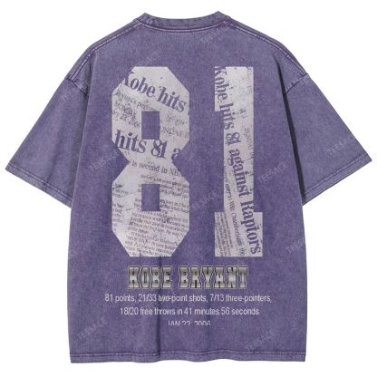 81-KOBE Unisex Fit Washed T-Shirt  