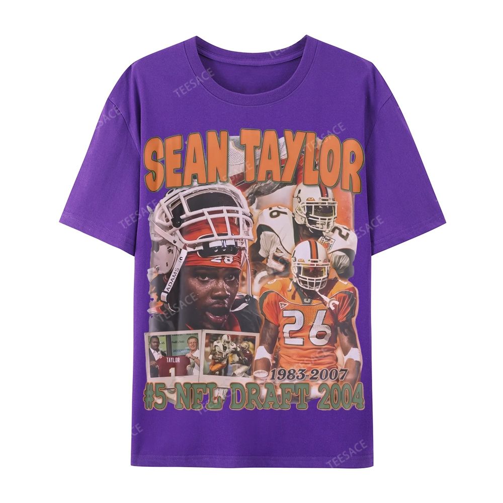 SEAN TAYLOR Casual Short Sleeve T-Shirt 