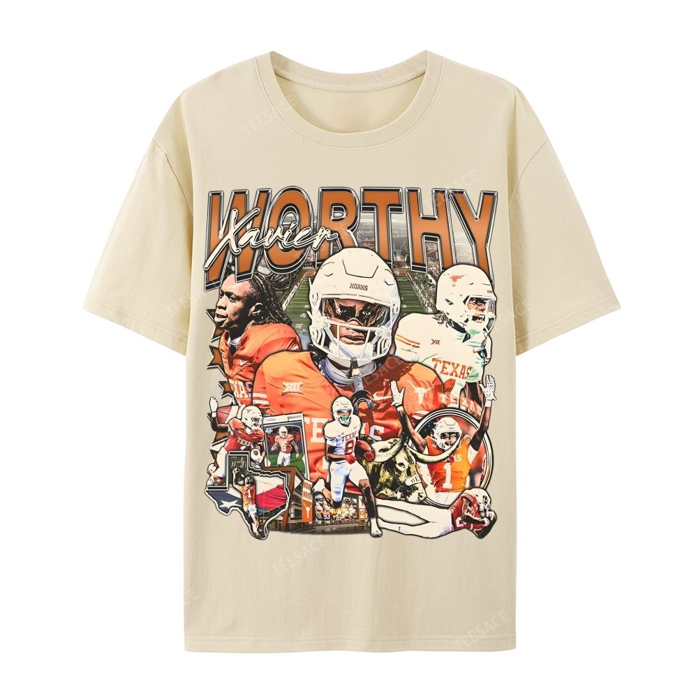 XAVIER WORTHY Casual Short Sleeve T-Shirt