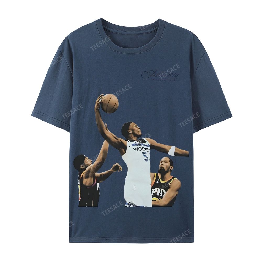 Anthony Edwards Casual Short Sleeve T-Shirt
