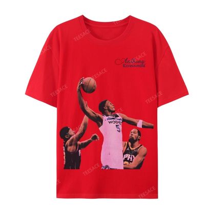 Anthony Edwards Casual Short Sleeve T-Shirt