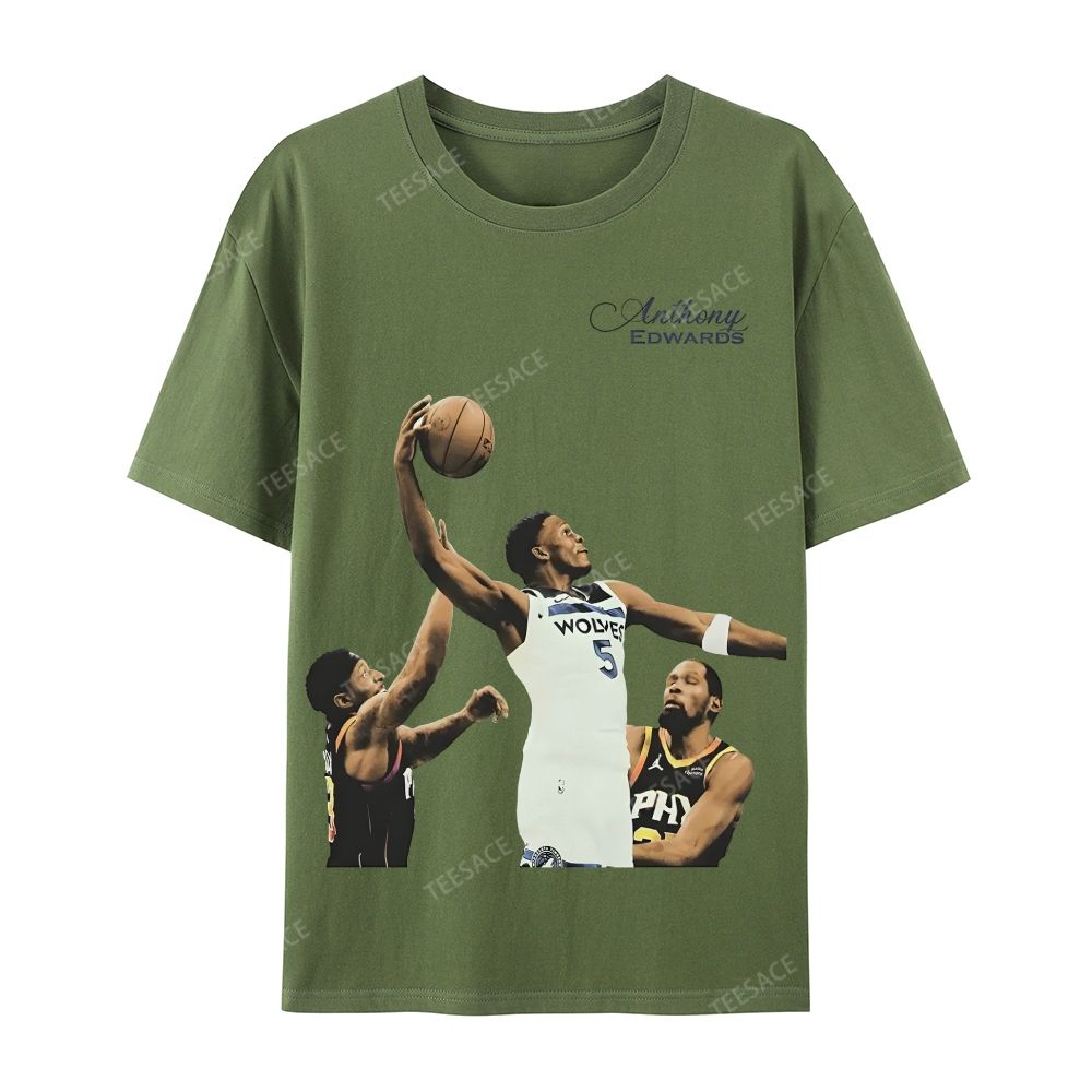 Anthony Edwards Casual Short Sleeve T-Shirt
