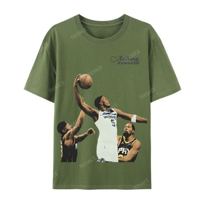 Anthony Edwards Casual Short Sleeve T-Shirt