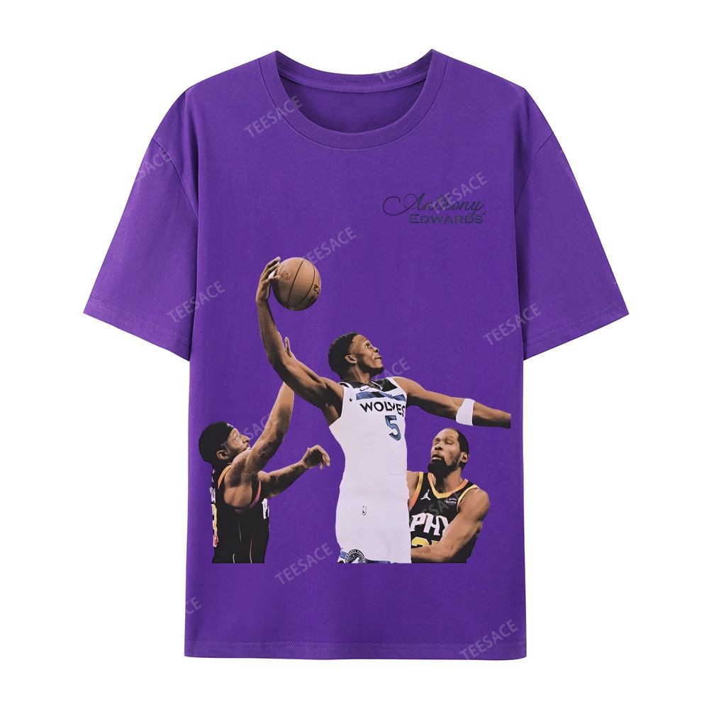 Anthony Edwards Casual Short Sleeve T-Shirt