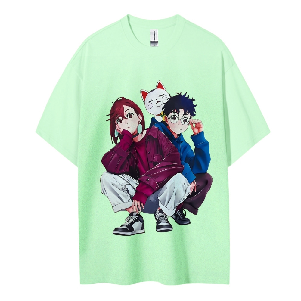 Dandadan Cotton Unisex Round Neck Anime T-Shirt