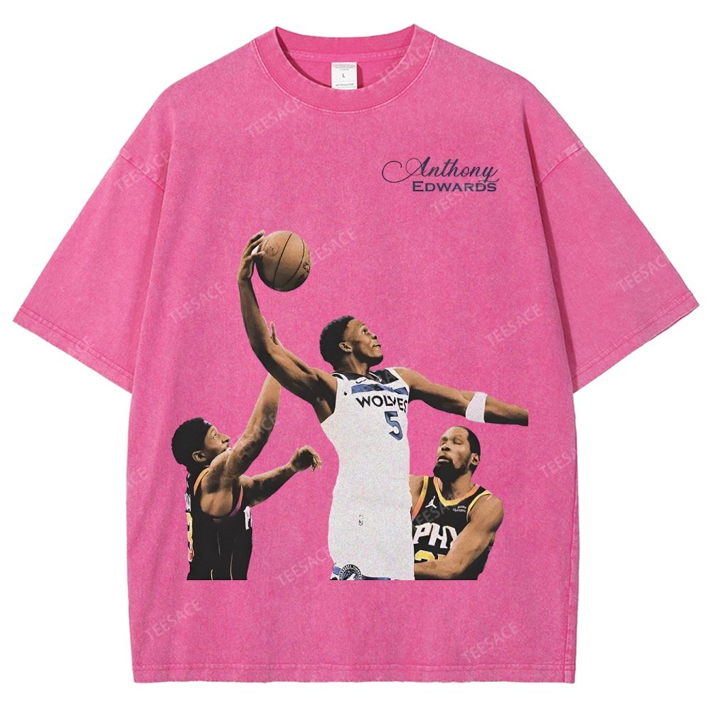 Anthony Edwards Unisex Fit Washed T-Shirt