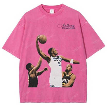 Anthony Edwards Unisex Fit Washed T-Shirt