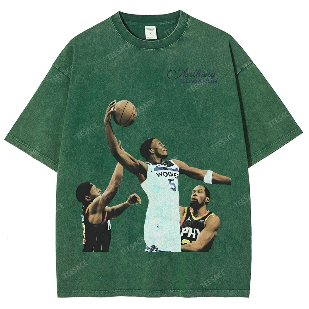 Anthony Edwards Unisex Fit Washed T-Shirt