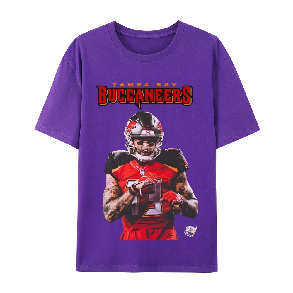 Mike Evans Casual Short Sleeve T-Shirt