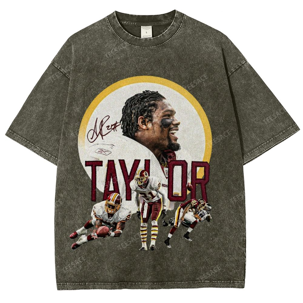 Sean Taylor Washington Commanders #21 Unisex Fit Washed T-Shirt