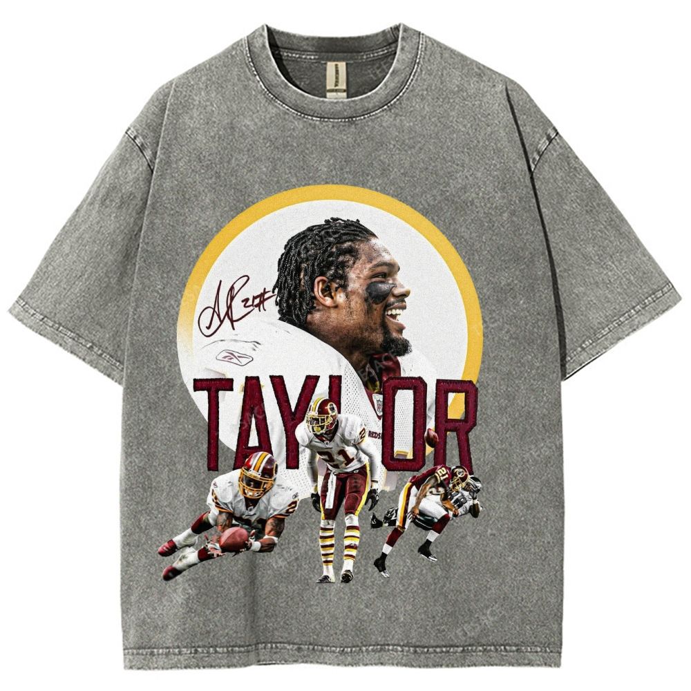 Sean Taylor Washington Commanders #21 Unisex Fit Washed T-Shirt