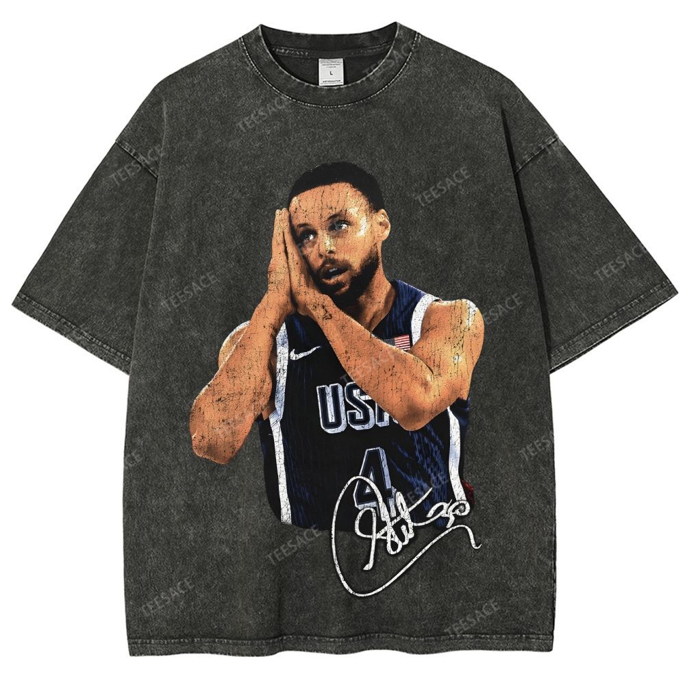 Steph Curry Unisex Fit Washed T-Shirt