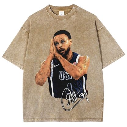 Steph Curry Unisex Fit Washed T-Shirt