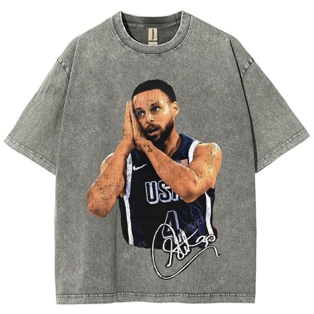 Steph Curry Unisex Fit Washed T-Shirt