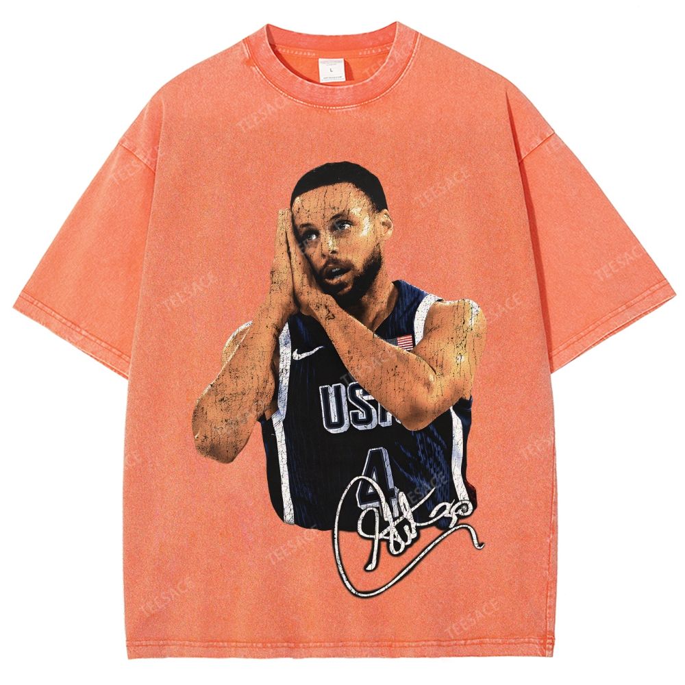 Steph Curry Unisex Fit Washed T-Shirt