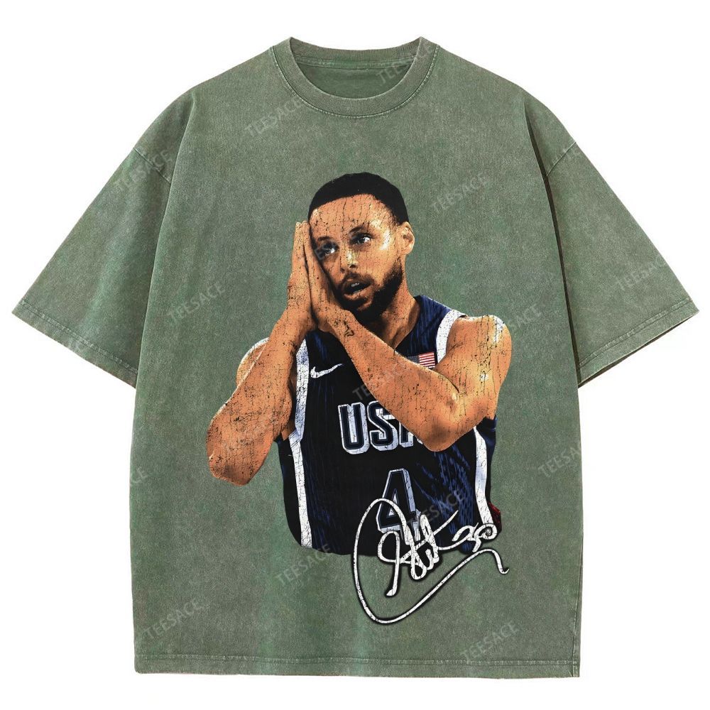 Steph Curry Unisex Fit Washed T-Shirt