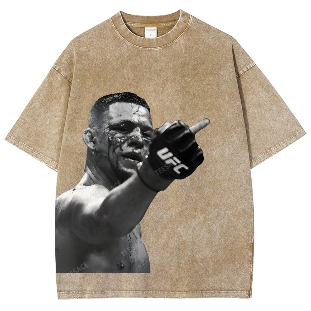 NATE-DIAZ Unisex Fit Washed T-Shirt