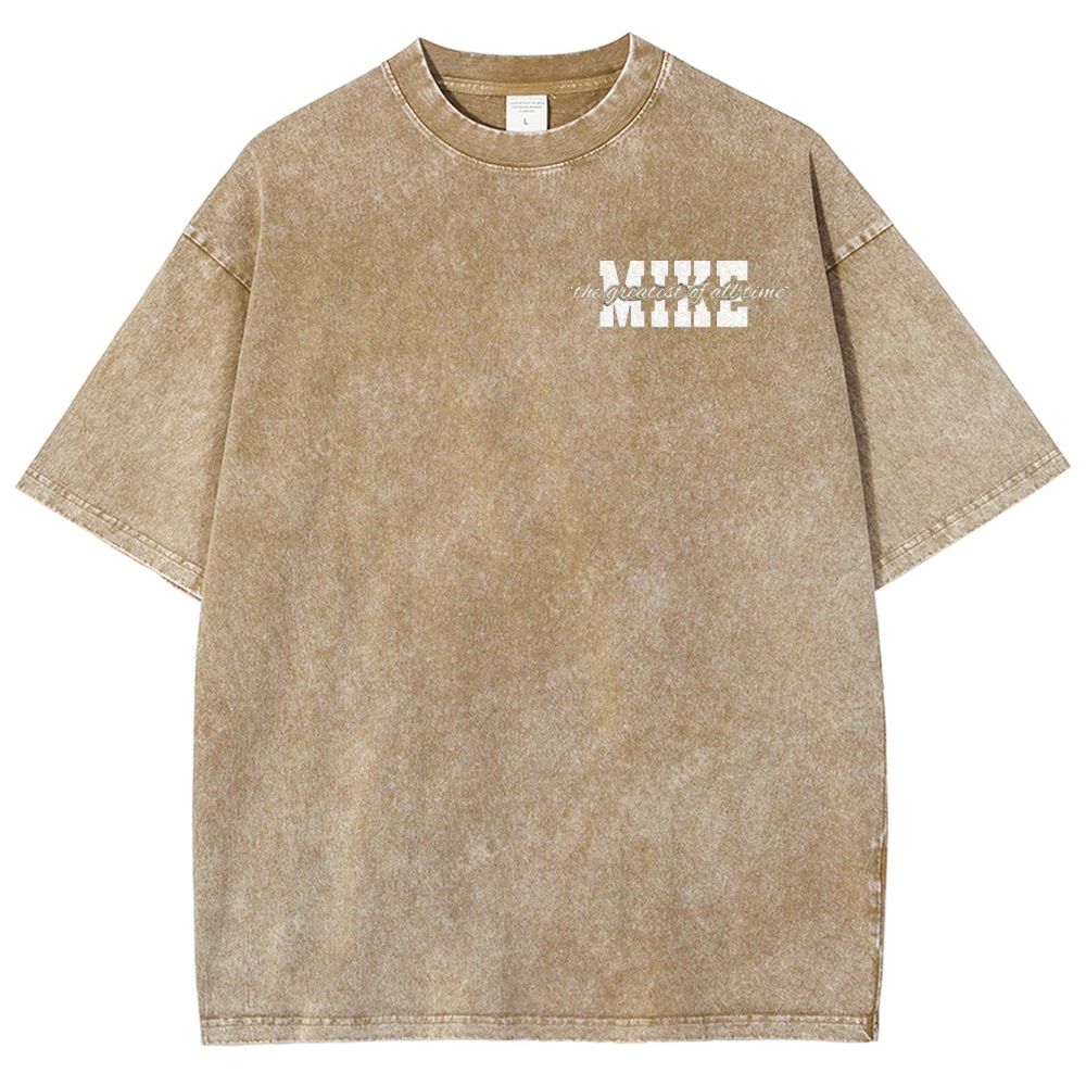GOAT MIKE TYSON Unisex Fit Washed T-Shirt