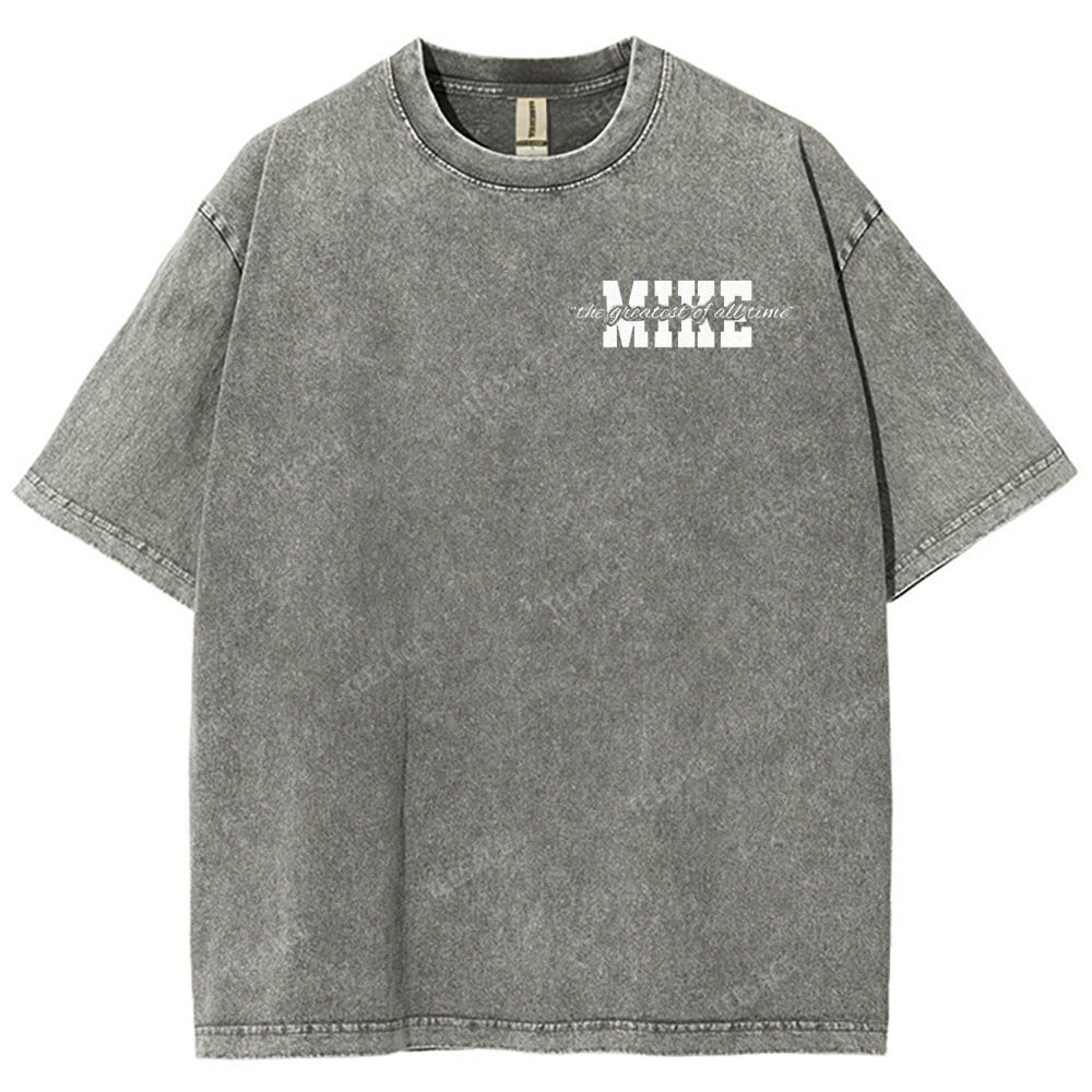 GOAT MIKE TYSON Unisex Fit Washed T-Shirt